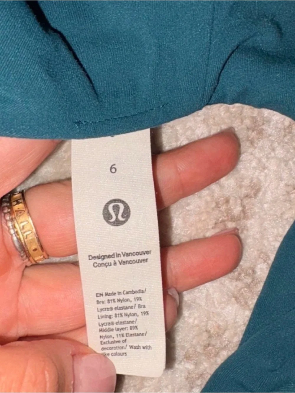 Lululemon Align Bra Top in Teal